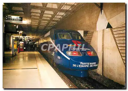 Moderne Karte TGV R�seau N� 4530 en livr�e publicitaire