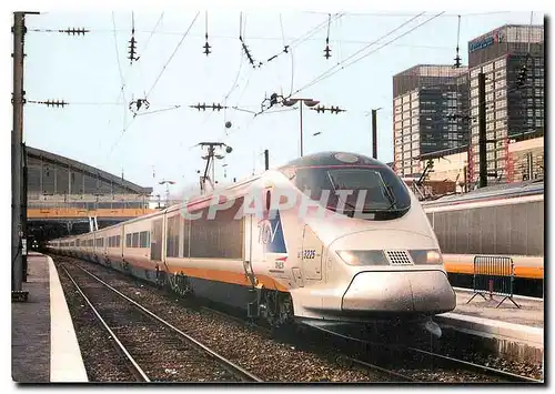 Moderne Karte LILLE (Nord) TGV Transmanche EUROSTAR  rame N�3225