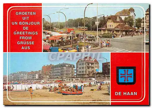 Cartes postales moderne Un bonjour de DE HAAN