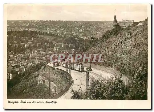 Cartes postales moderne Stuttgart Blick von der neuen Weinsteige