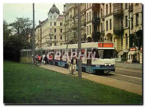 Cartes postales moderne Goteborgs nya ledsparvagnar typ M21