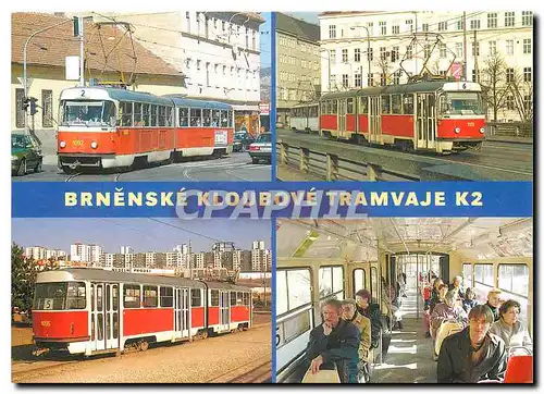 Cartes postales moderne Sestinapravove kloubove tramvaje k2