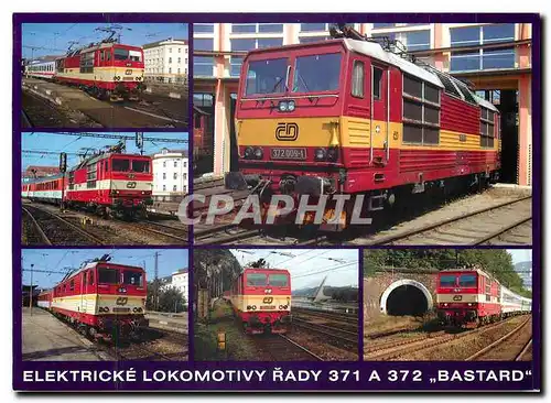 Cartes postales moderne Elektricke lokomotivy rady 371 a372