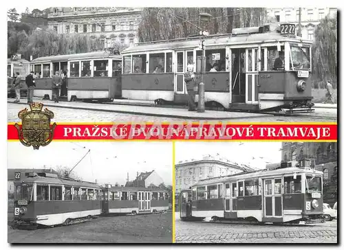 Cartes postales moderne Prazske dvounapravove tramvaje III