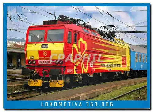 Cartes postales moderne Elektricka lokomotiva 363.086