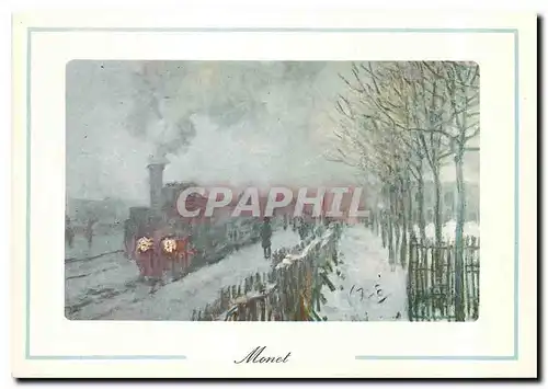 Cartes postales moderne Train Monet