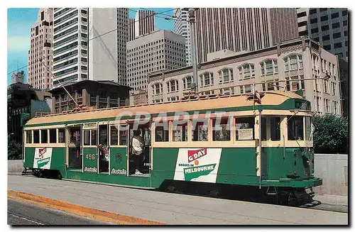 Moderne Karte HISTORIC TROLLEYS OF SAN FRANCISCO