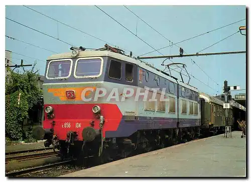 Cartes postales moderne italin state railway  electric articulated locomotive