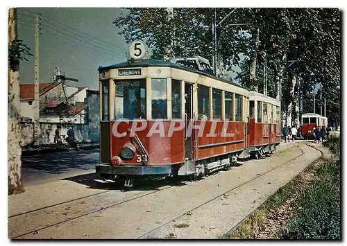 Moderne Karte CHEMINS DE FER REGIONNAUX ET URBAINS