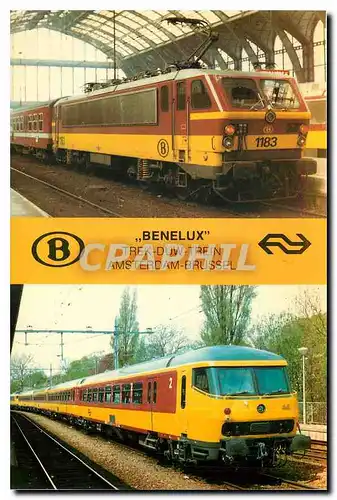 Cartes postales moderne BENELUX TREK-DUW-TREIN