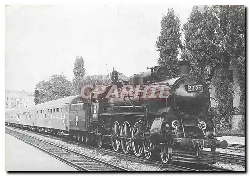 Cartes postales moderne CFR 2201 mit Schnellzug