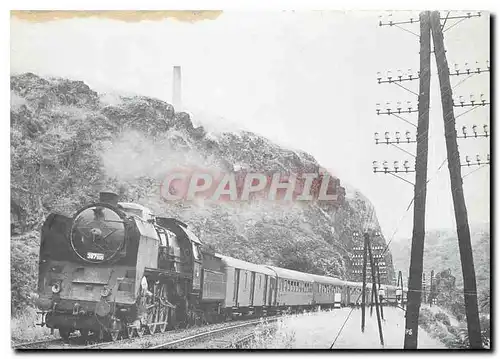 Cartes postales moderne CSD  387.005 mit Schnellzug