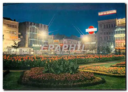 Cartes postales moderne ANVERS Place Reine Astrid