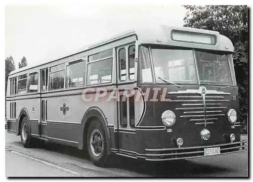 Cartes postales moderne Be 4/4 727 au Bd James fazy> Au fond la gare de cornavin