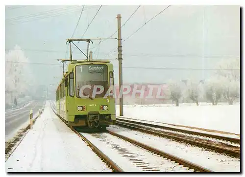 Cartes postales moderne Winterliche Stadtbahn