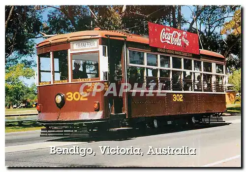 Moderne Karte Bendigo Victoria Australia