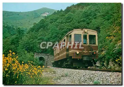 Moderne Karte FERROVIA GENOVA-CASELLA