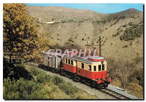 Moderne Karte FERROVIA GENOVA-CASELLA