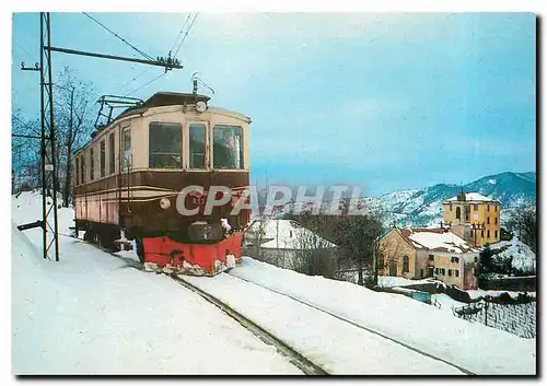 Moderne Karte FERROVIA GENOVA-CASELLA