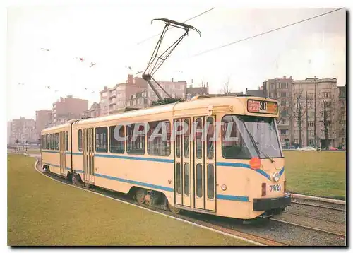 Moderne Karte Bruxelles PCC Tramcar