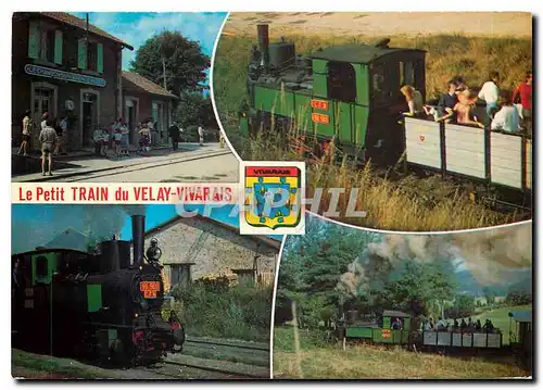 Moderne Karte Le petit train du Velay-Vivarais