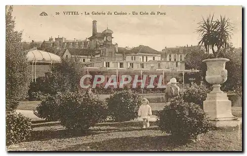 Ansichtskarte AK Vittel La Galerie du Casino Un Coin du Parc