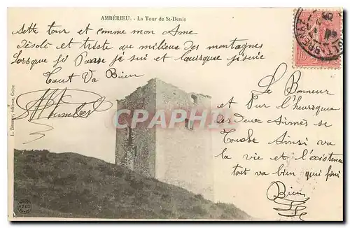 Cartes postales Amberieu La Tour de St Denis