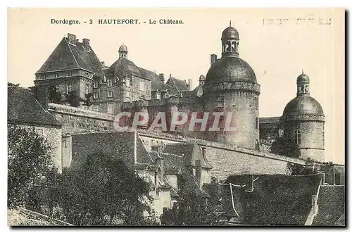 Ansichtskarte AK Dordogne Hautefort Le Chateau