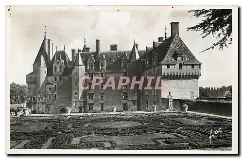 Ansichtskarte AK Langeais Indre et Loire Le Chateau facade sur les jardins