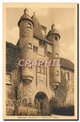 Cartes postales Excideuil Dordogne L'Entree de Chateau