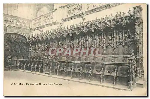 Cartes postales Eglise de Brou Les Stalles