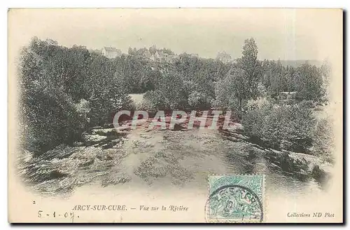 Cartes postales Arcy sur Cure Vue sur la Riviere