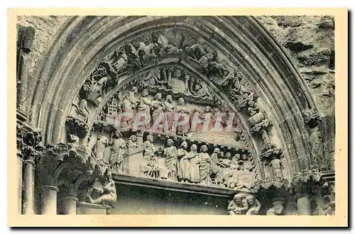 Cartes postales Semur Eglise Notre Dame Tympan de la Porte Bleds