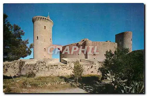 Moderne Karte Mallorca Baleares Espana Palma Castillo de Bellver