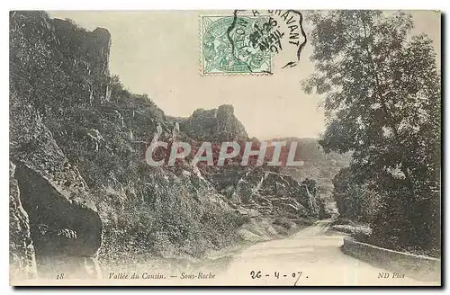 Cartes postales Vallee du Cousin Sous Roche