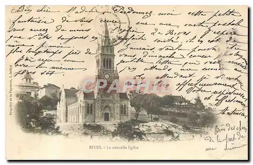 Cartes postales Rives La nouvelle Eglise