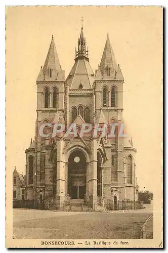 Cartes postales Bonsecours La Basilique de face