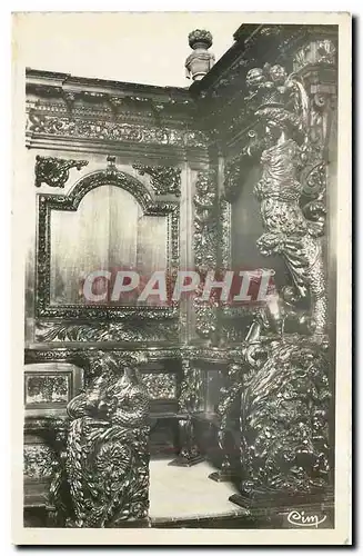 Cartes postales Moutier d'Ahun Creuse Interieur de l'Eglise Tres anciennes sculptures
