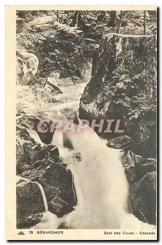 Cartes postales Gerardmer Saut des Cuves Cascade