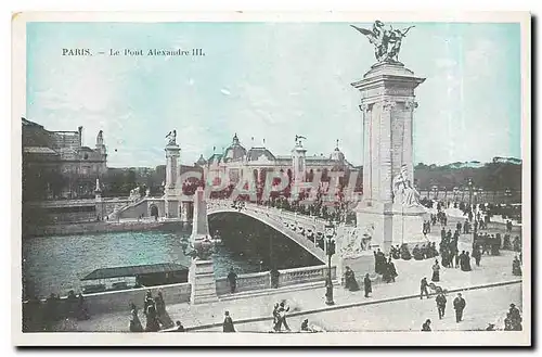 Cartes postales Paris le Pont Alexandre III