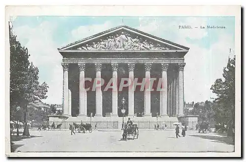 Cartes postales Paris la Madeleine