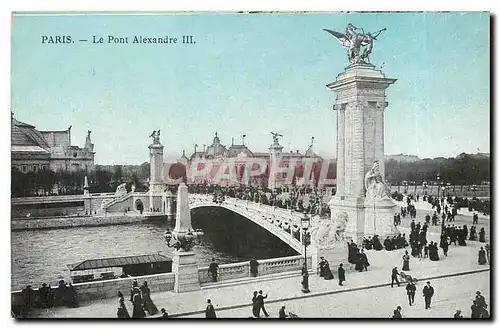 Cartes postales Paris le Pont Alexandre III