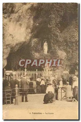 Cartes postales Lourdes la Grotte