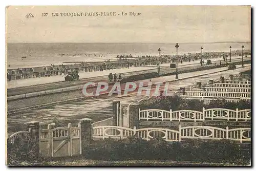 Cartes postales Le Touguet Paris plage la Digue