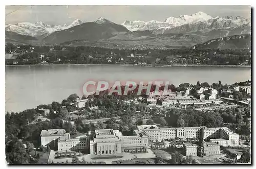 Cartes postales moderne Geneve le Palais des Nations Unies et le Mont Blanc