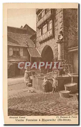 Cartes postales Vielle fontaine a Riquewihr