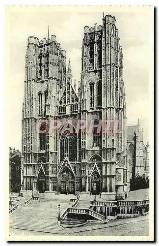 Cartes postales moderne Bruxelles Eglise des SS Michel et Gudule