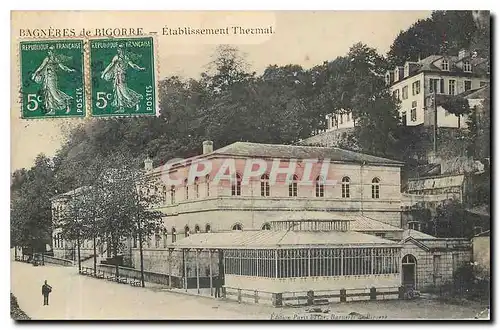 Cartes postales Bagneres de Bigorre Etablissement Thermal