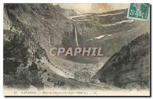 Cartes postales Gavarnie hotel du Cirque et le Cirque