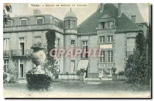 Cartes postales Vichy maison de madame de Sevigne